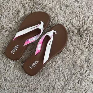 Flojos Women's Sandals - White and Brown